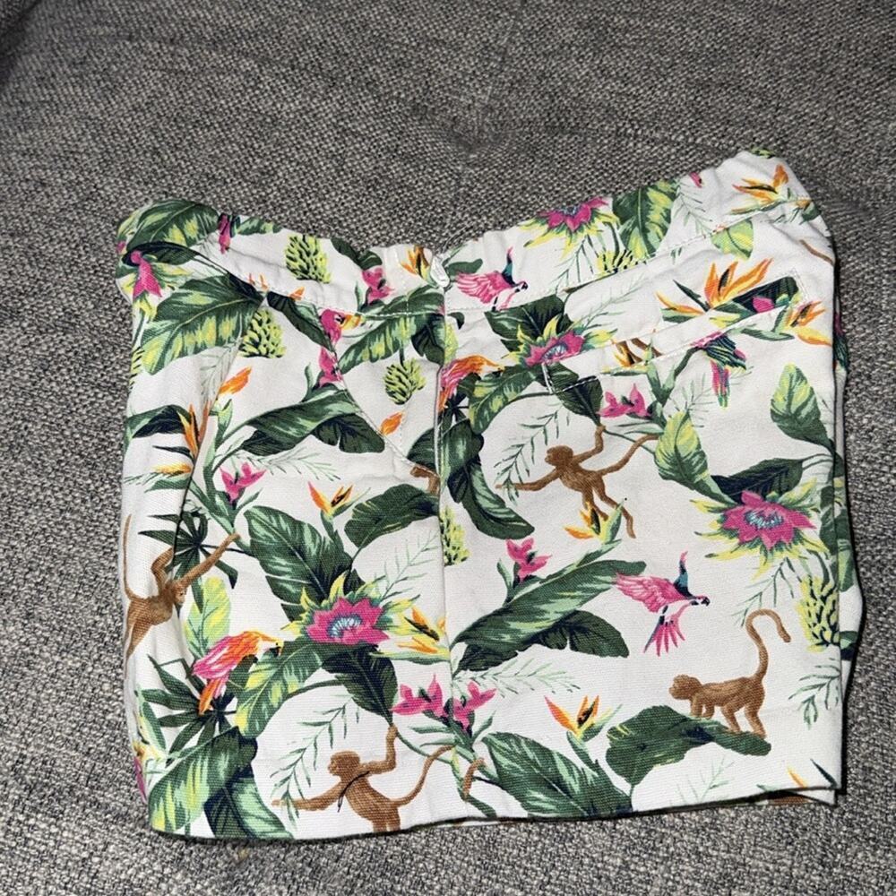 Janie and Jack white jungle print shorts size 5. - Picture 5 of 5